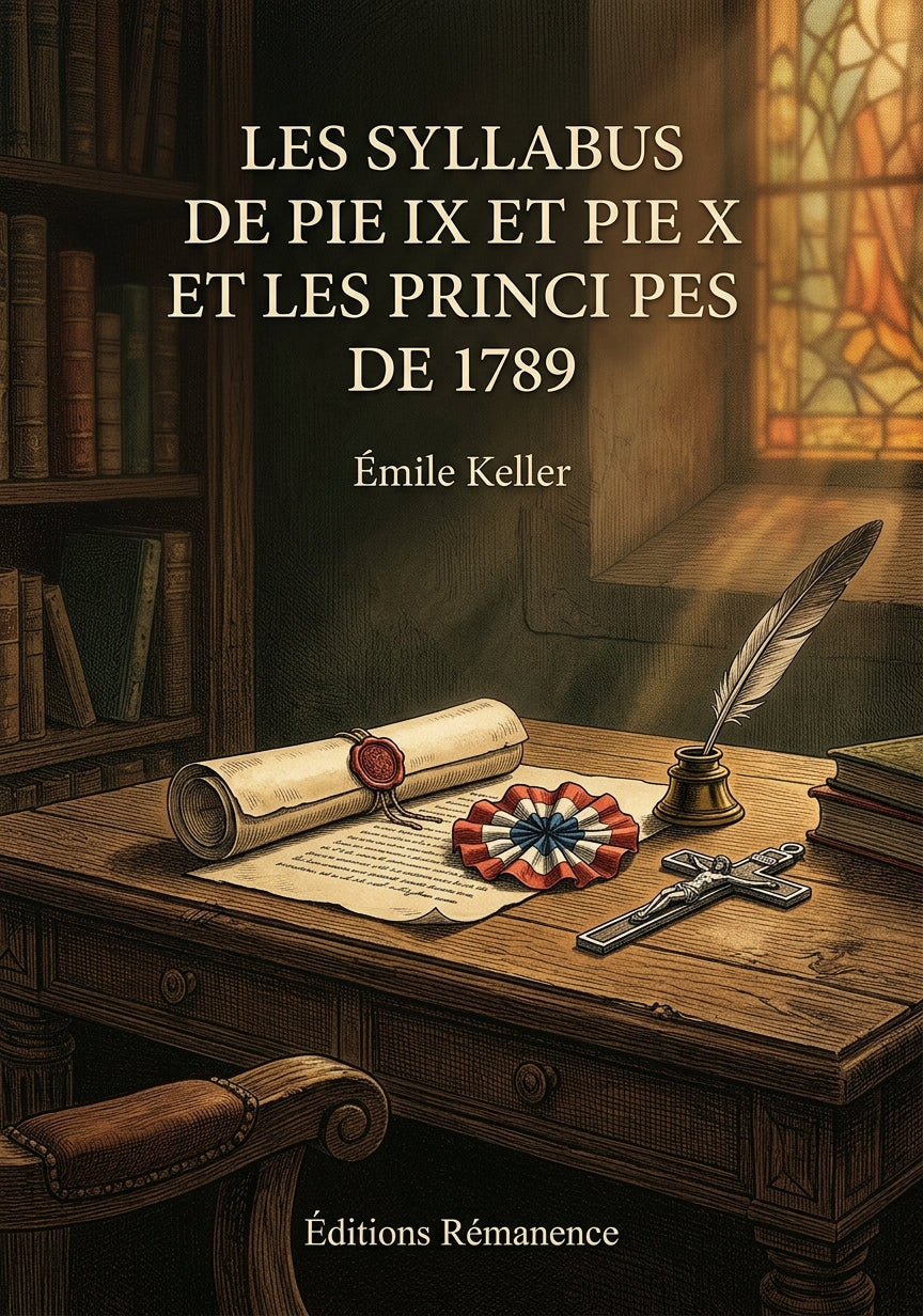 Les syllabus de Pie IX et Pie X et les principes de 1789 - Émile Keller (Couverture)