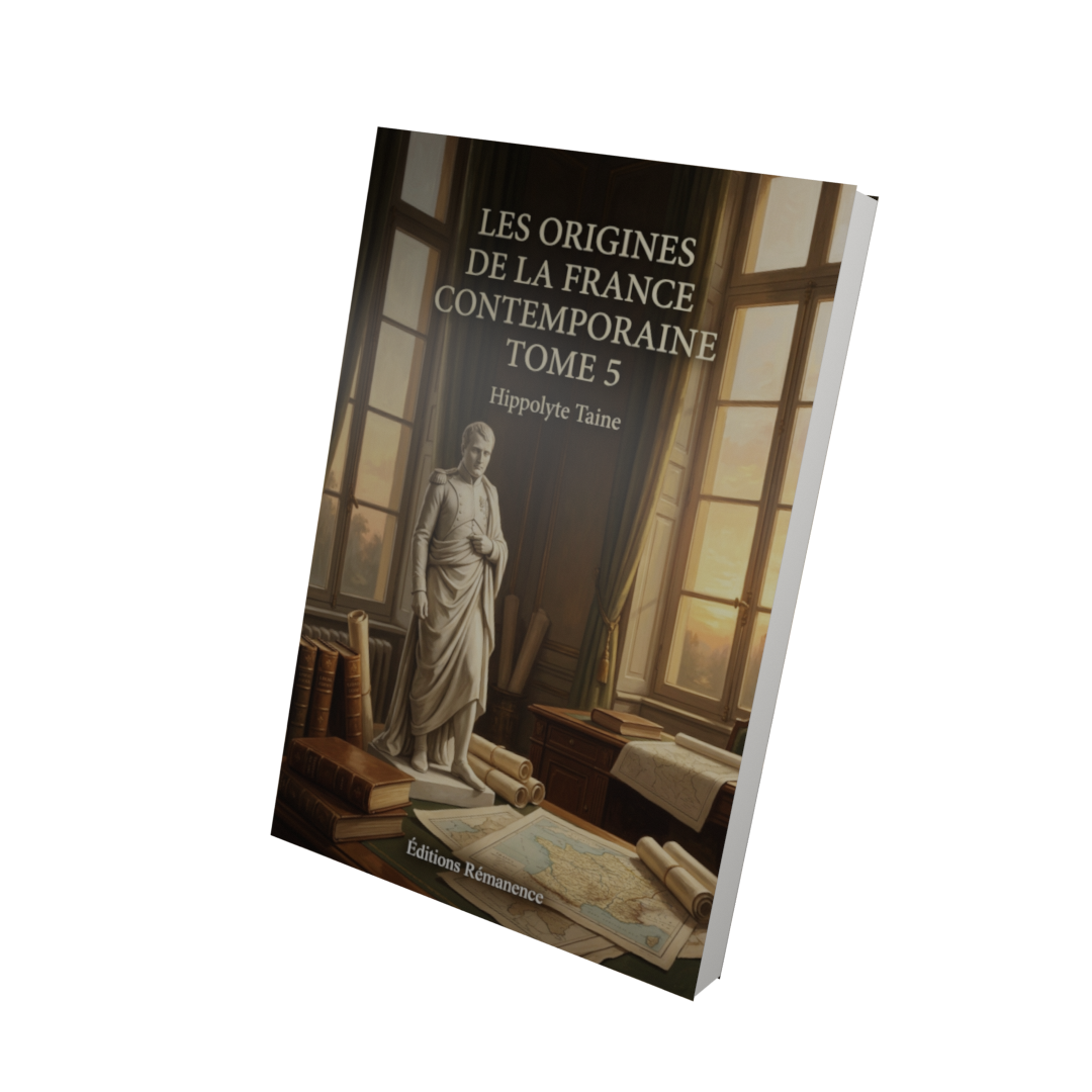Les origines de la France contemporaine Tome 5 - Hippolyte Taine (Vue 3D)