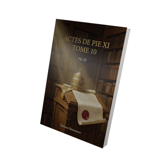 Actes de Pie XI Tome 10 - Pie XI (Vue 3D)