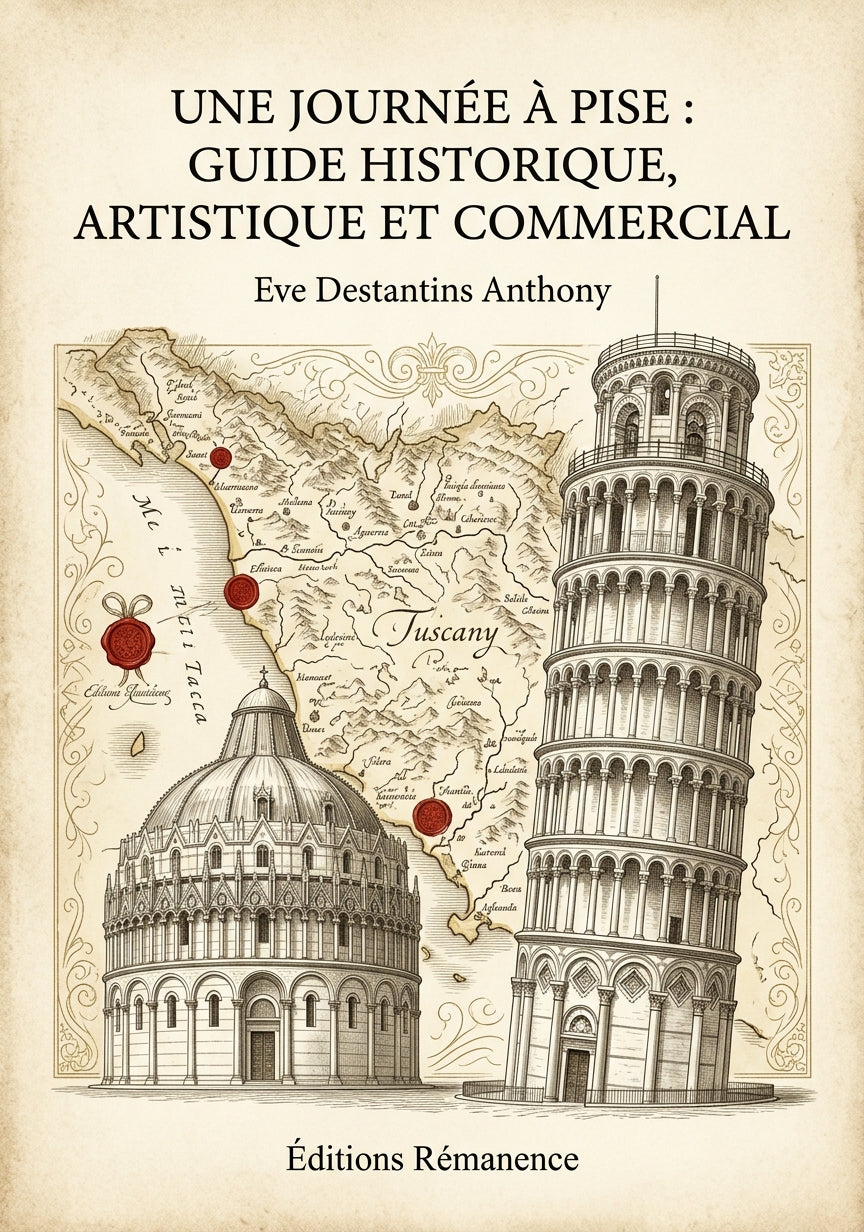 Une journée à Pise : guide historique, artistique et commercial - Eve Destantins Anthony (Couverture)