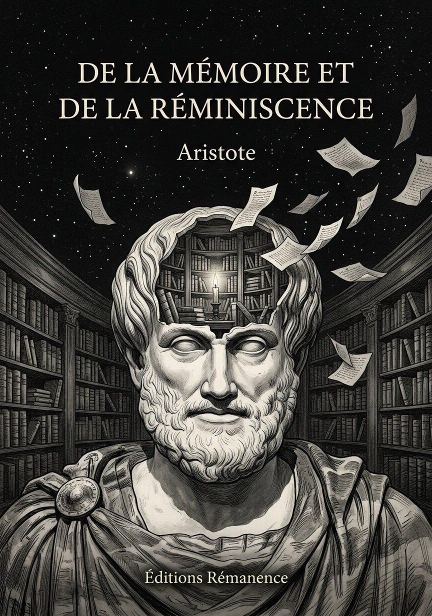 De la mémoire et de la réminiscence - Aristote (Couverture)