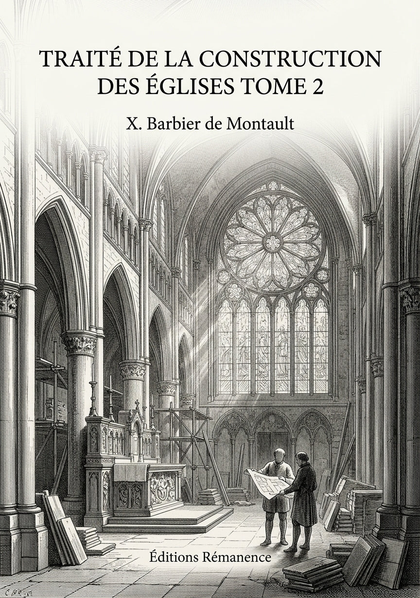 Traité de la construction des églises Tome 2 - X. Barbier de Montault (Couverture)