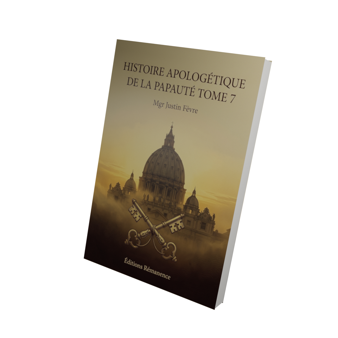 Histoire apologétique de la papauté Tome 7 - Mgr Justin Fèvre (Vue 3D)