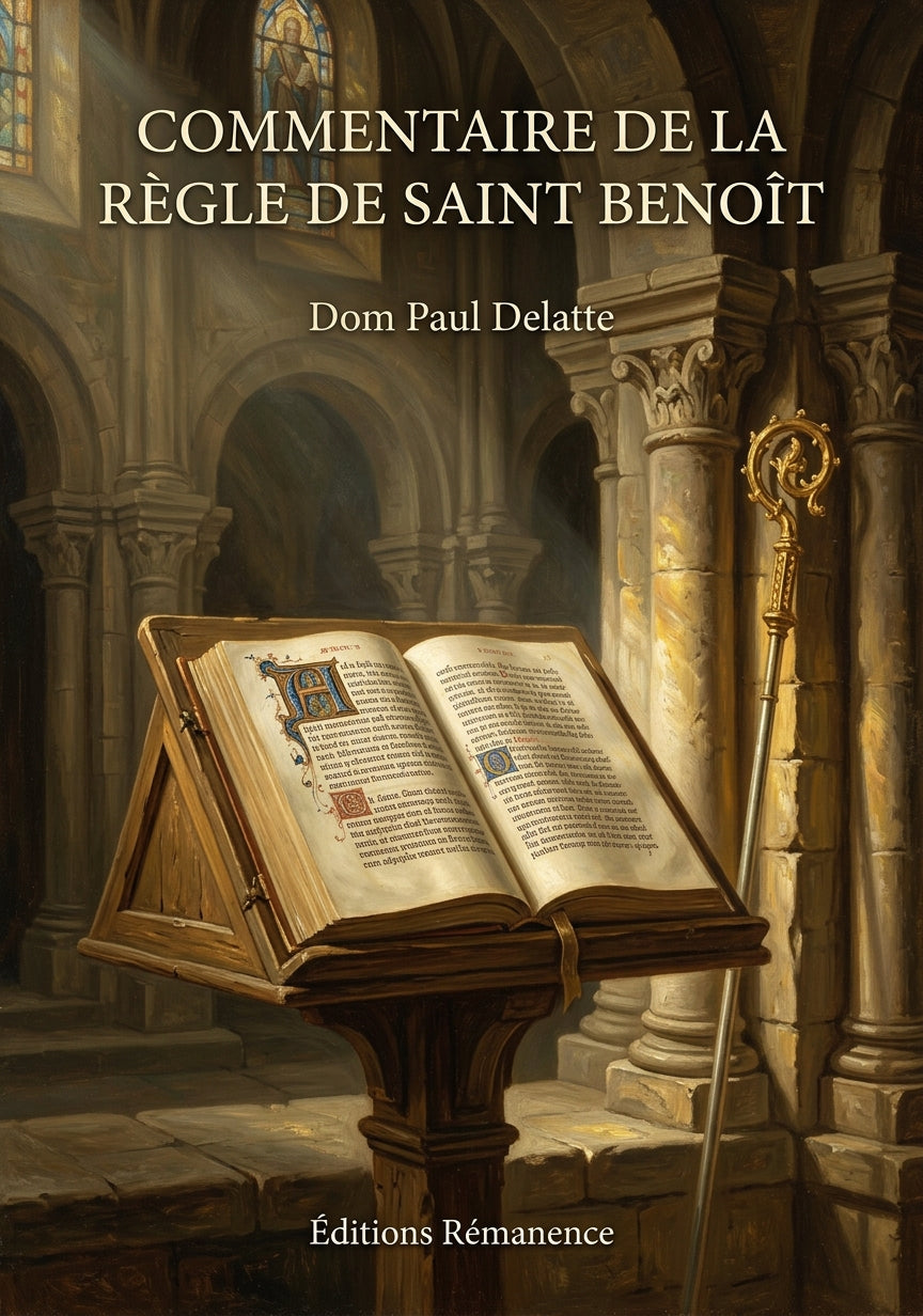 Commentaire de la règle de saint Benoît - Dom Paul Delatte (Couverture)