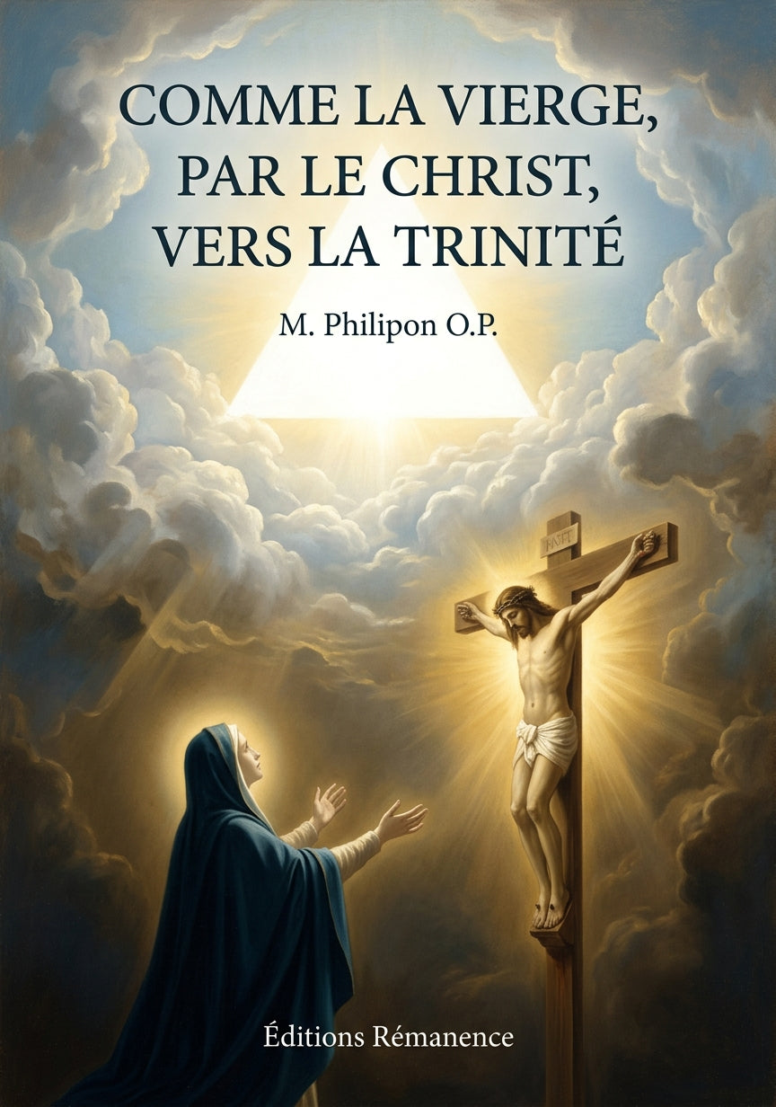 Comme la Vierge, par le Christ, vers la Trinité - M. Philipon O.P. (Couverture)
