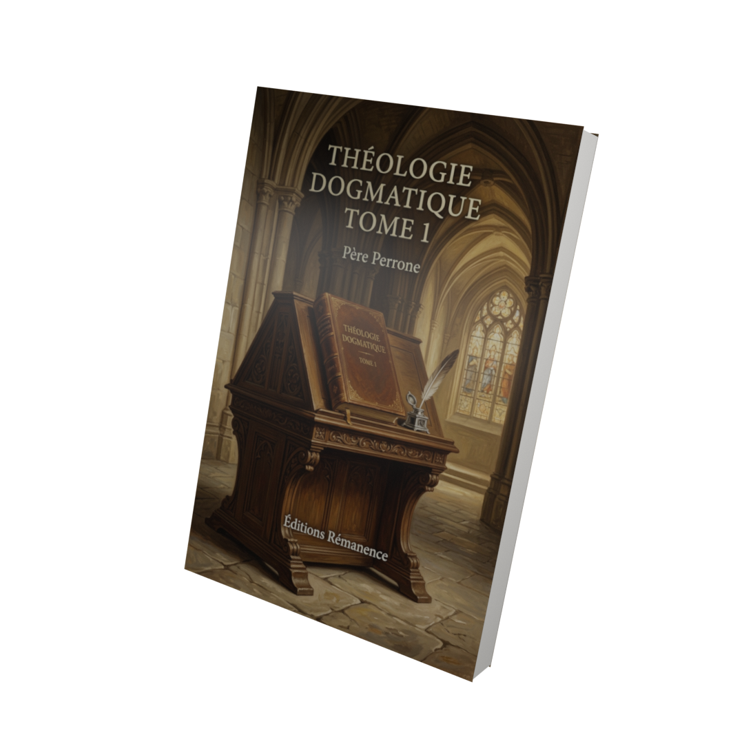 Théologie dogmatique Tome 1 - Père Perrone (Vue 3D)