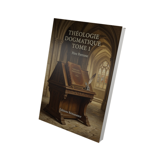 Théologie dogmatique Tome 1 - Père Perrone (Vue 3D)