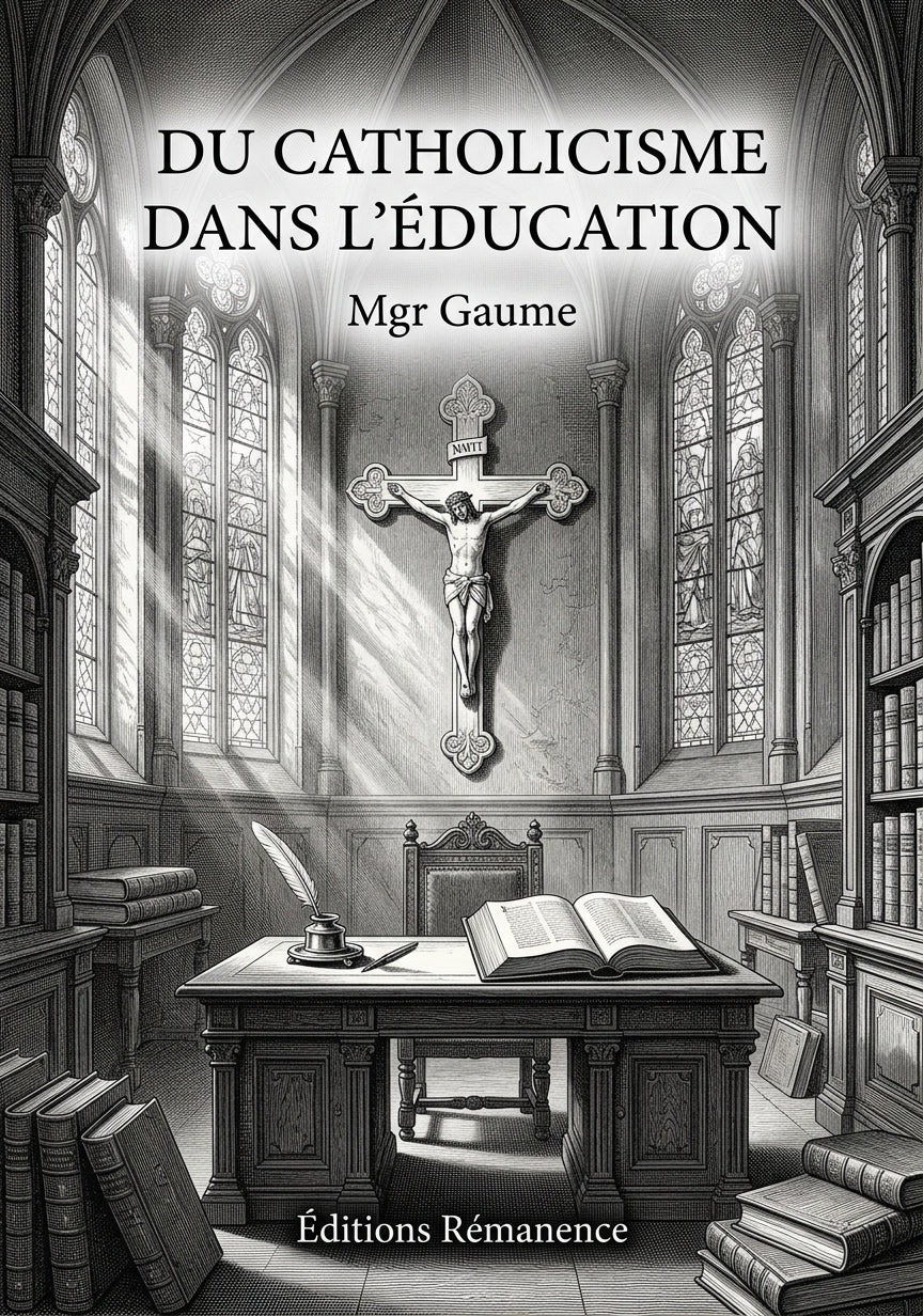 Du catholicisme dans l'éducation - Mgr Gaume (Couverture)