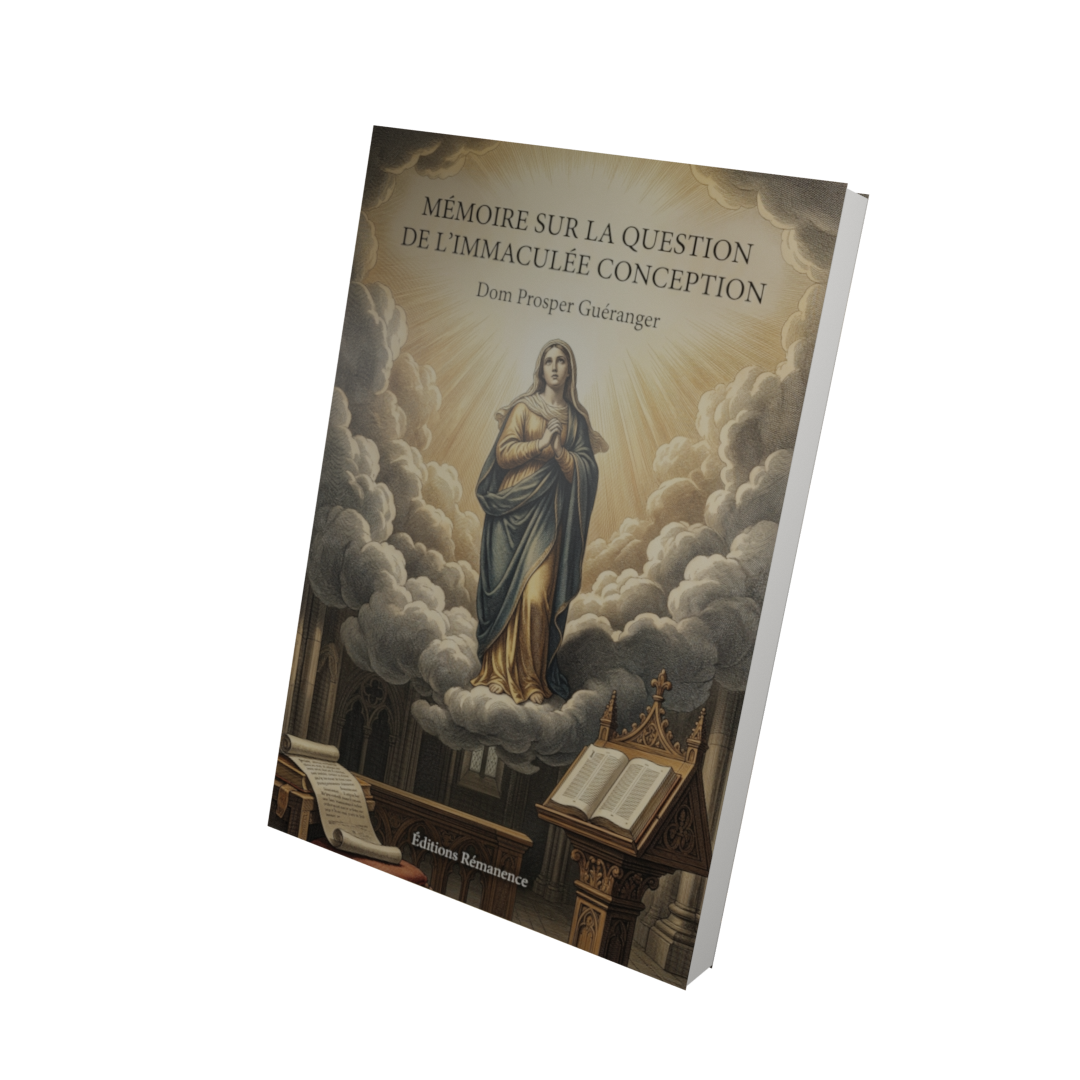 Mémoire sur la question de l'Immaculée Conception - Dom Prosper Guéranger (Vue 3D)
