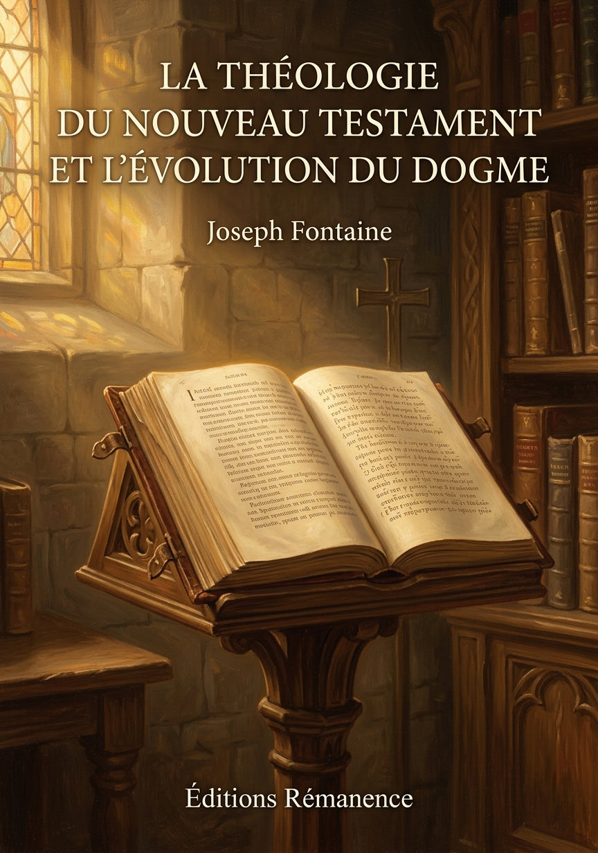 La théologie du Nouveau Testament et l'évolution du dogme - Joseph Fontaine (Couverture)