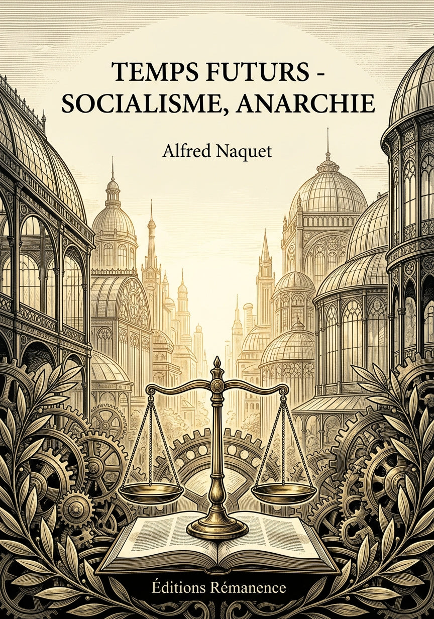 Temps futurs - socialisme, anarchie - Alfred Naquet (Couverture)