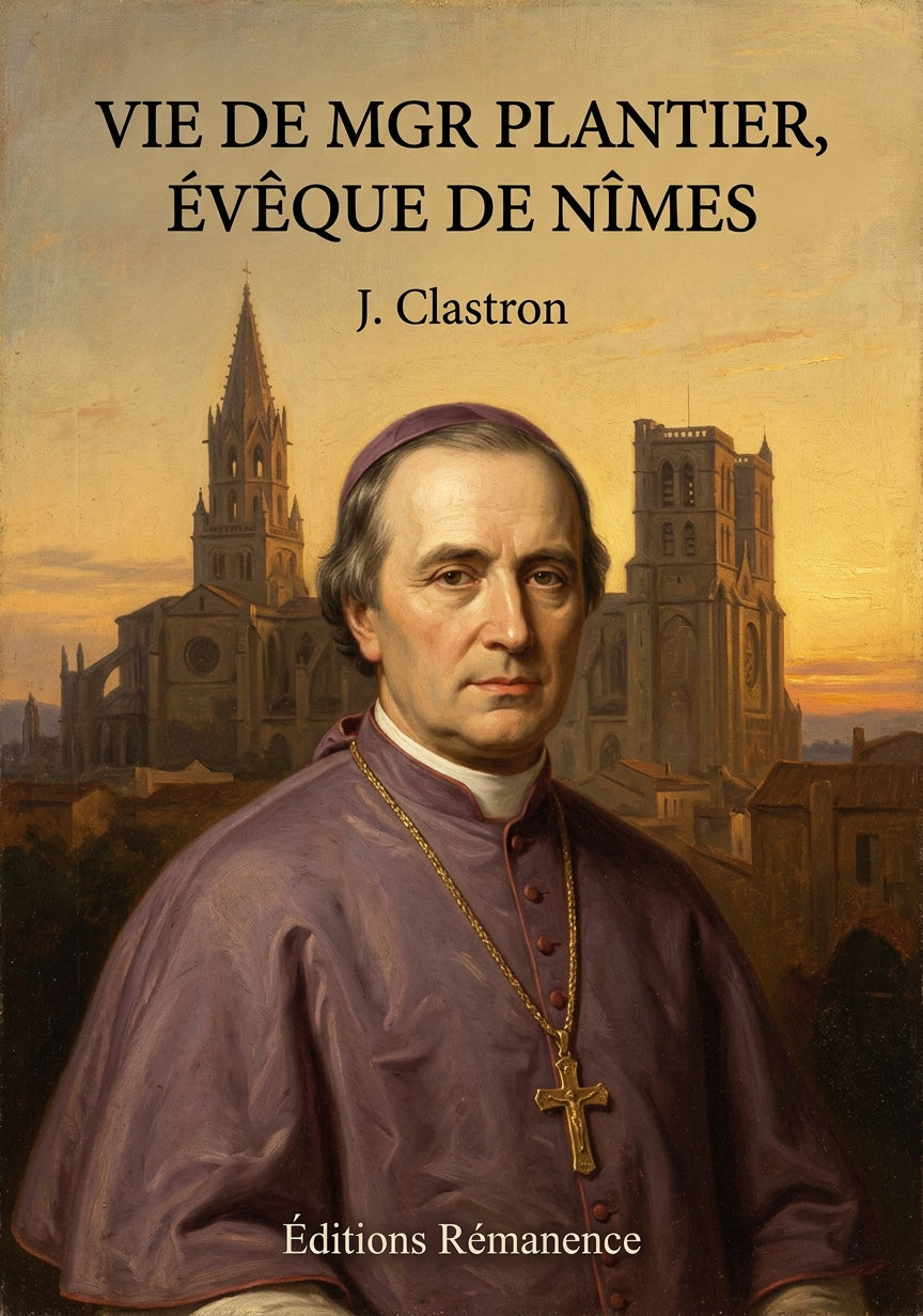 Vie de Mgr Plantier, évêque de Nîmes - J. Clastron (Couverture)