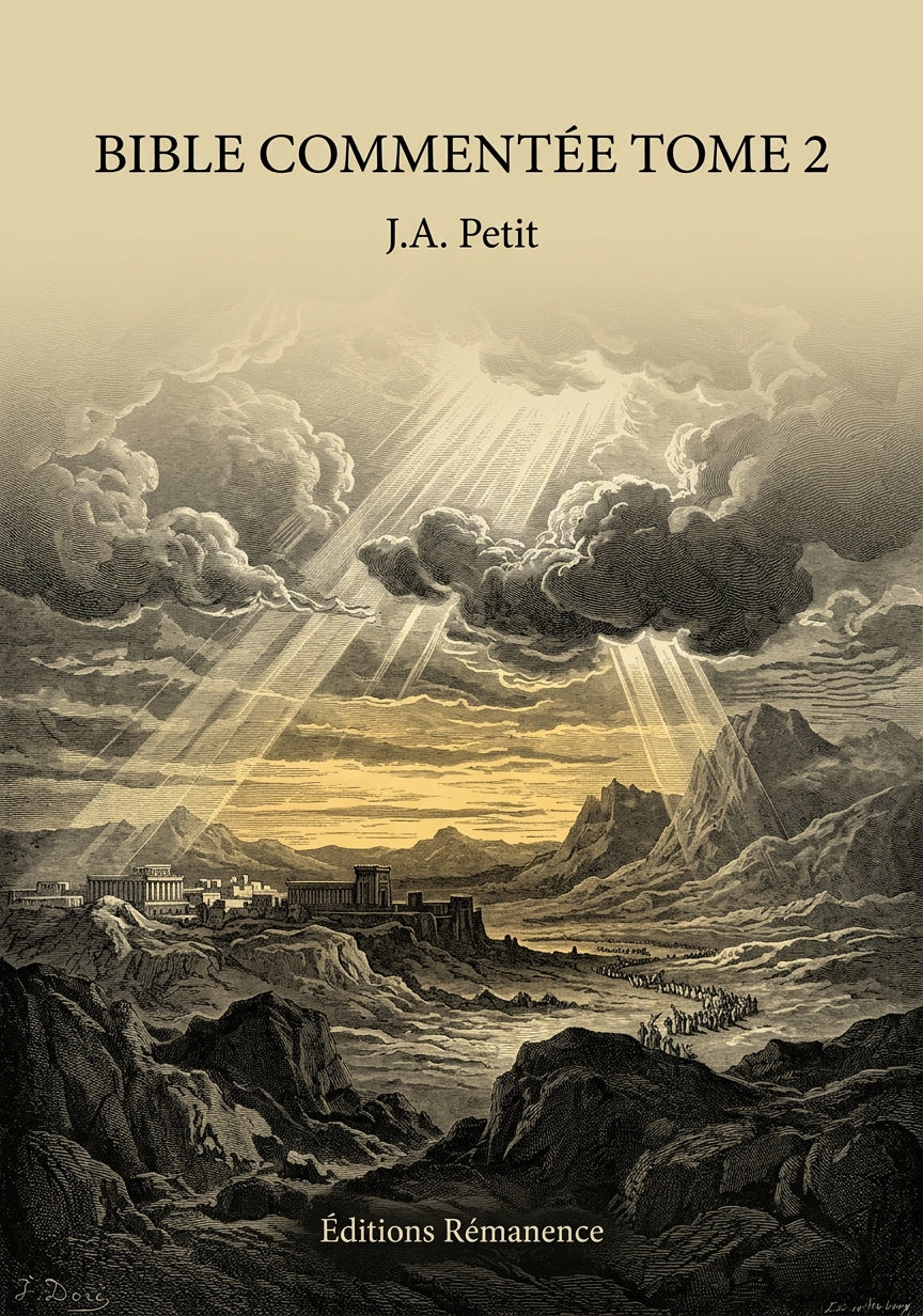 Bible commentée Tome 2 - J.A. Petit (Couverture)