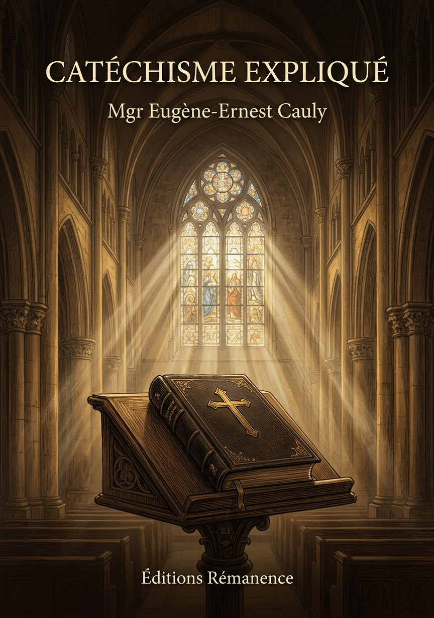 Catéchisme expliqué - Mgr Eugène-Ernest Cauly (Couverture)