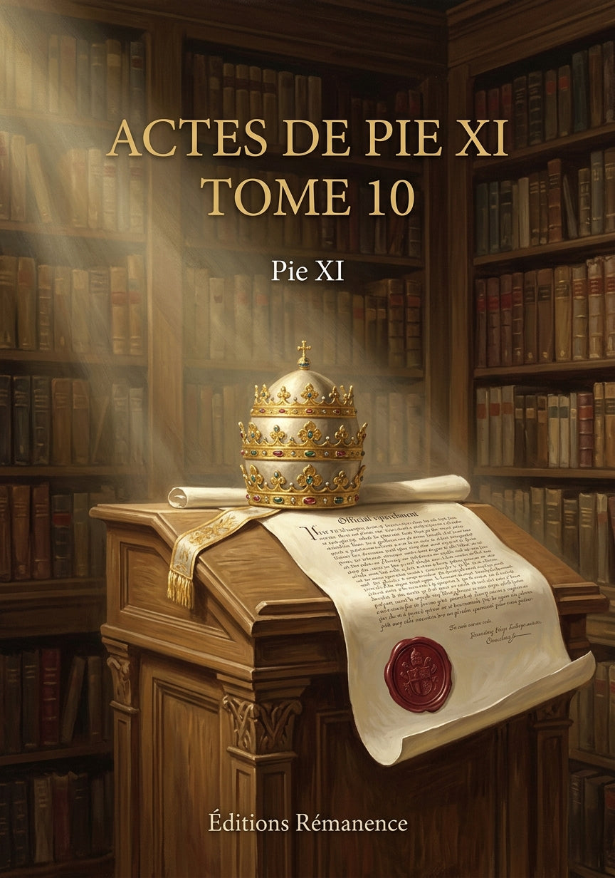 Actes de Pie XI Tome 10 - Pie XI (Couverture)