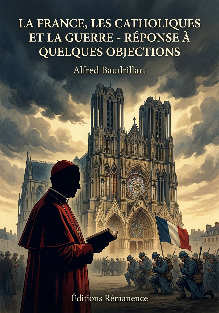 La France, les catholiques et la guerre - réponse à quelques objections - Alfred Baudrillart (Couverture)