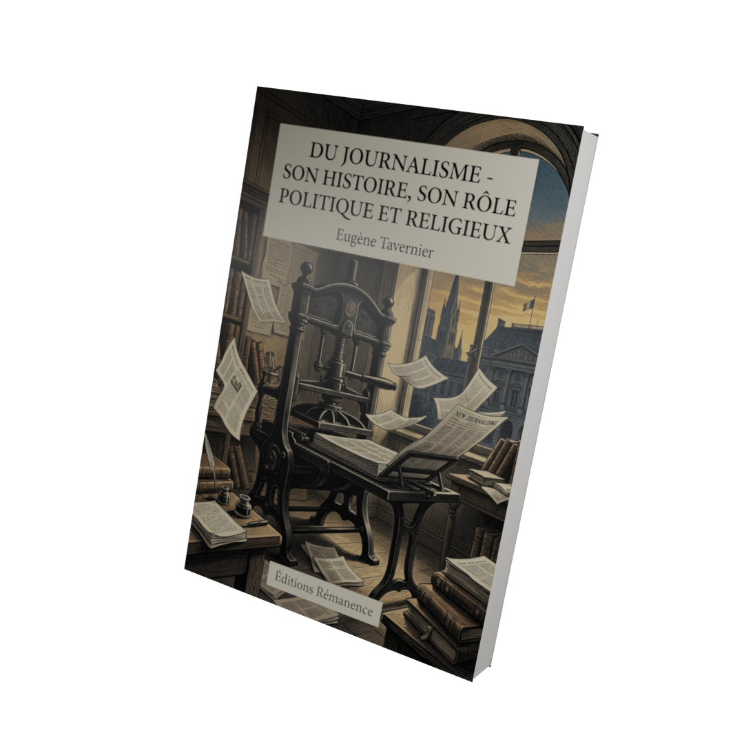 Du journalisme - son histoire, son rôle politique et religieux - Eugène Tavernier (Vue 3D)