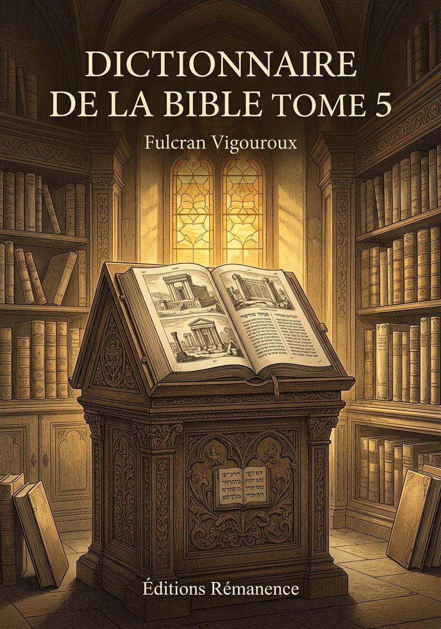 Dictionnaire de la Bible Tome 5 - Fulcran Vigouroux (Couverture)