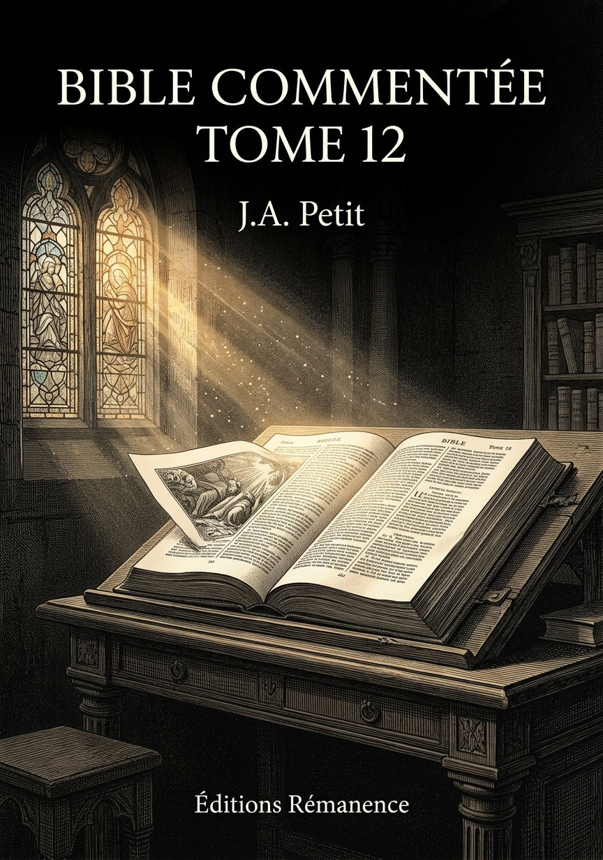Bible commentée Tome 12 - J.A. Petit (Couverture)