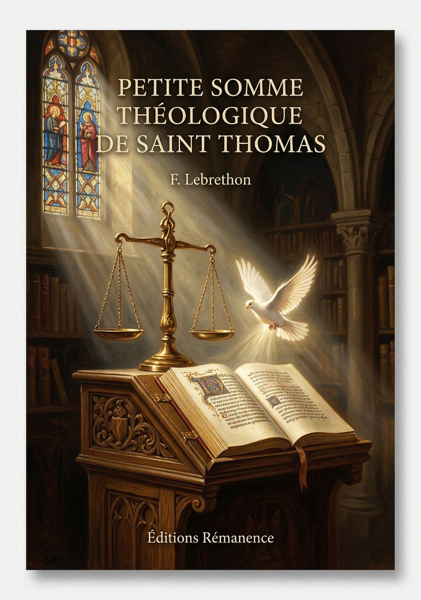Petite somme théologique de Saint Thomas - F. Lebrethon (Couverture)