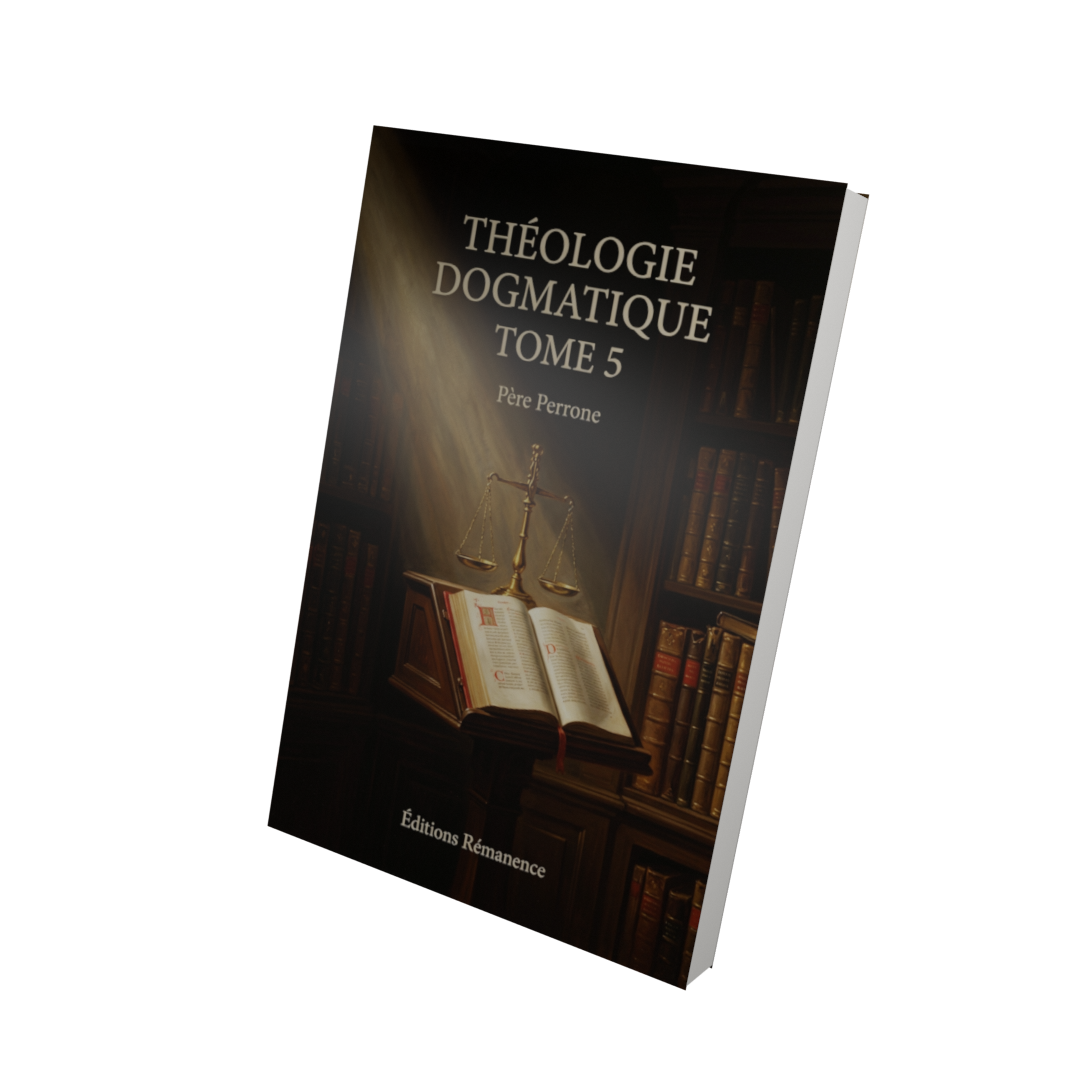 Théologie dogmatique Tome 5 - Père Perrone (Vue 3D)