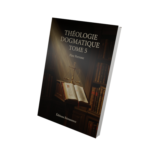 Théologie dogmatique Tome 5 - Père Perrone (Vue 3D)
