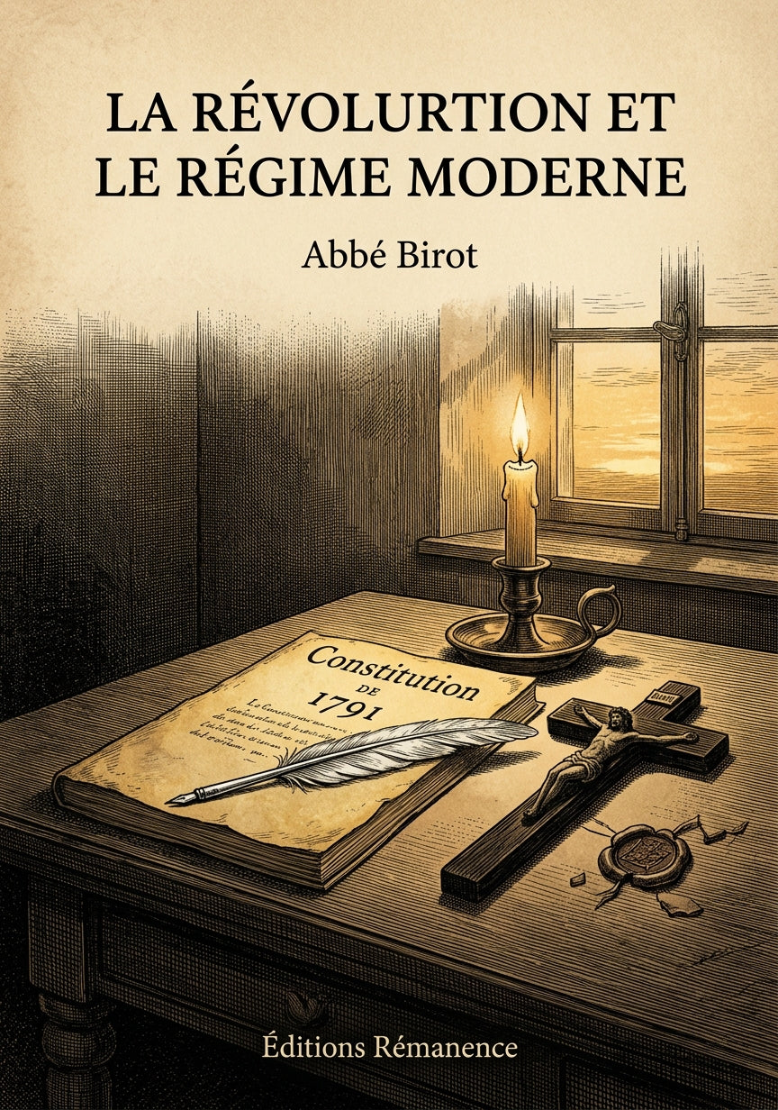 La révolurtion et le régime moderne - Abbé Birot (Couverture)