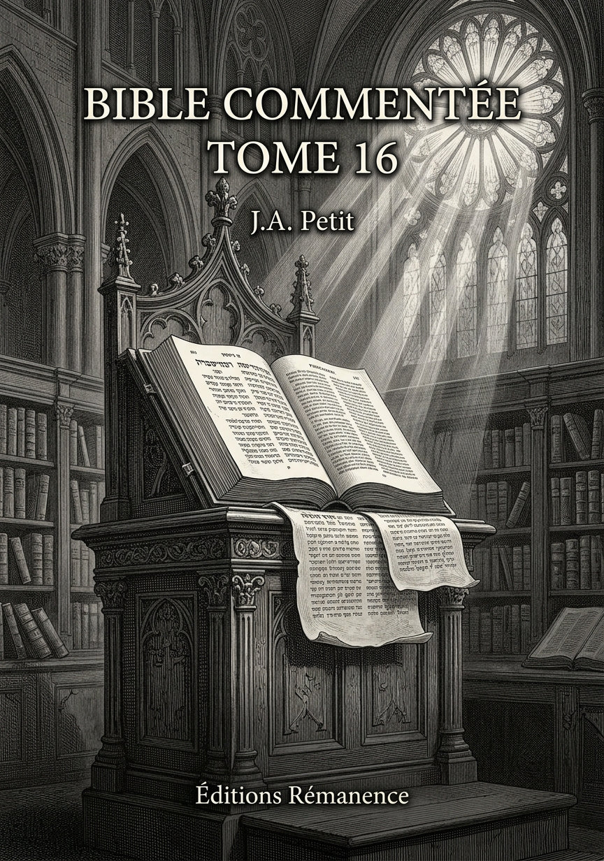 Bible commentée Tome 16 - J.A. Petit (Couverture)