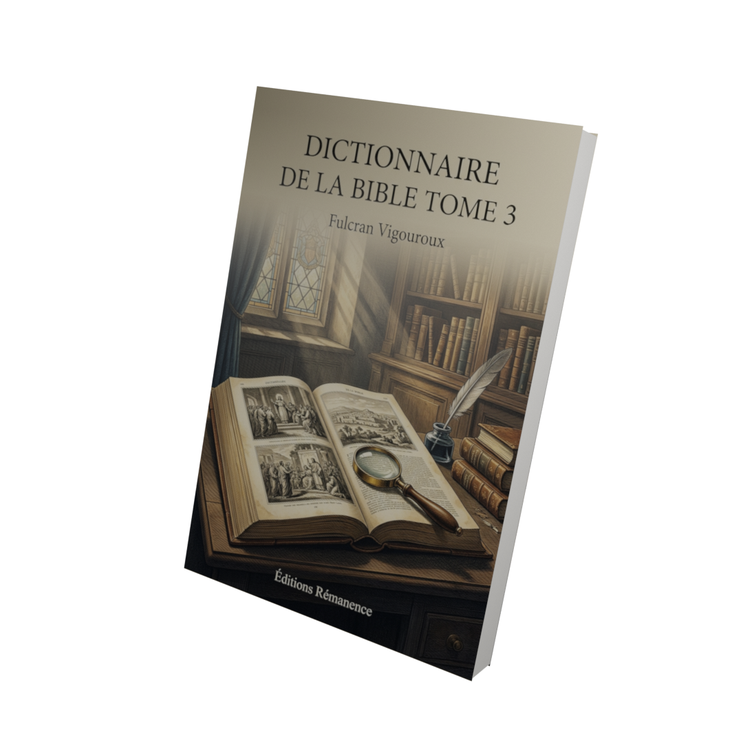 Dictionnaire de la Bible Tome 3 - Fulcran Vigouroux (Vue 3D)