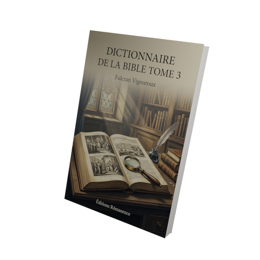 Dictionnaire de la Bible Tome 3 - Fulcran Vigouroux (Vue 3D)