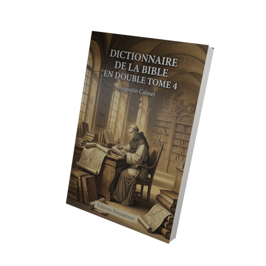 Dictionnaire de la Bible en double Tome 4 - Augustin Calmet (Vue 3D)