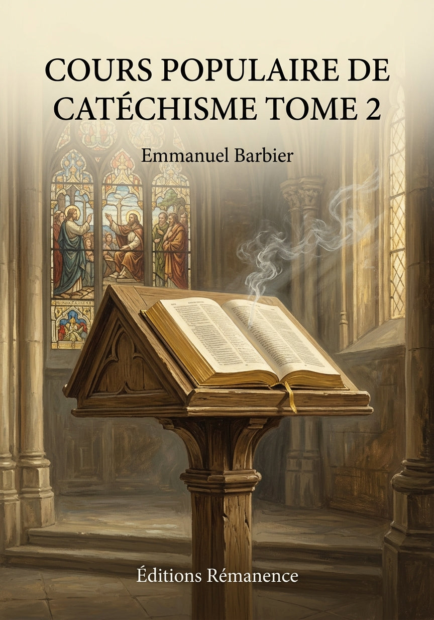 Cours populaire de catéchisme Tome 2 - Emmanuel Barbier (Couverture)