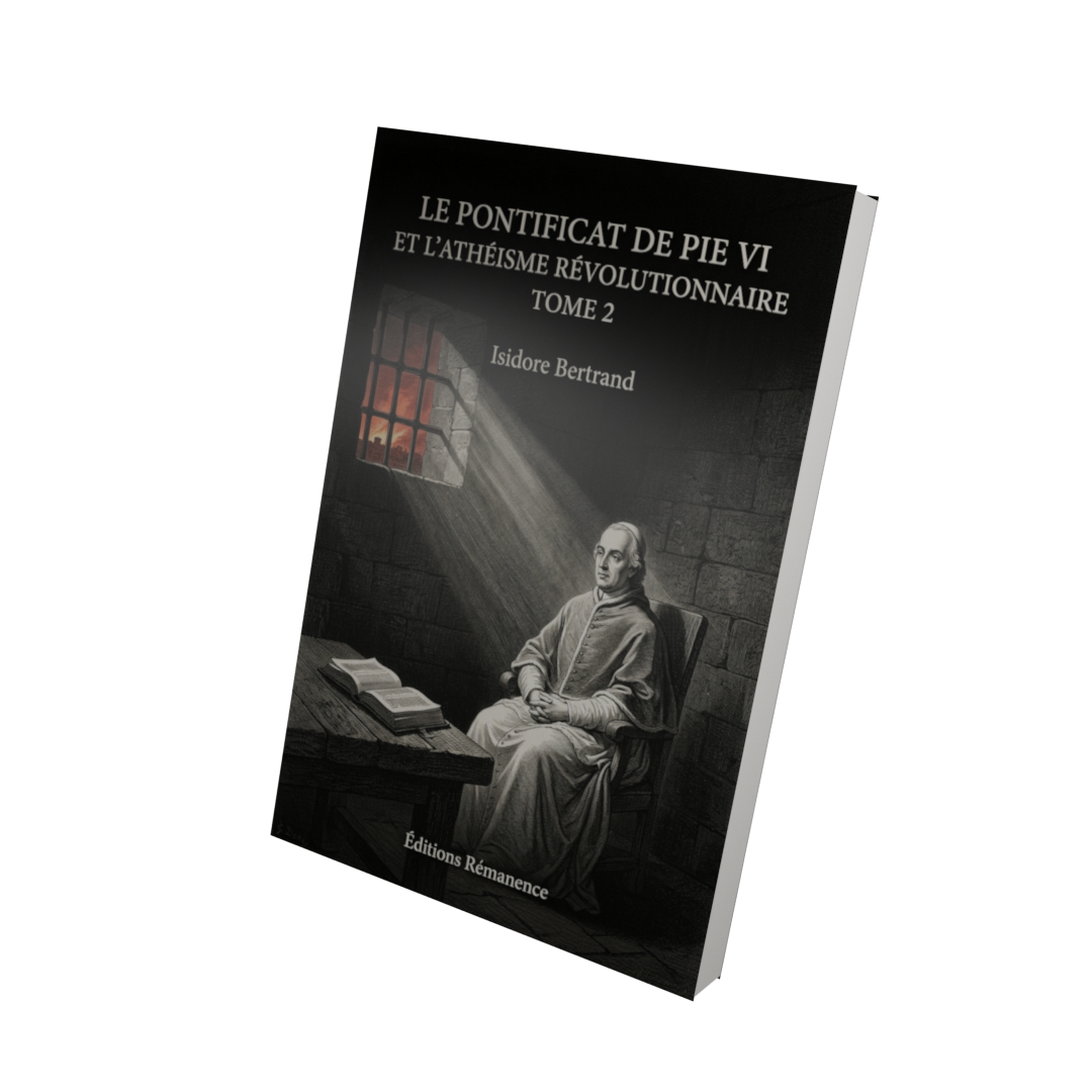 Le pontificat de Pie VI et l'athéisme révolutionnaire Tome 2 - Isidore Bertrand (Vue 3D)