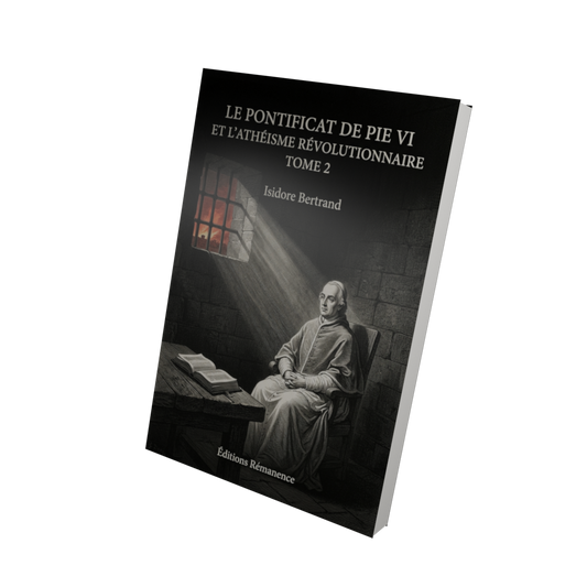 Le pontificat de Pie VI et l'athéisme révolutionnaire Tome 2 - Isidore Bertrand (Vue 3D)