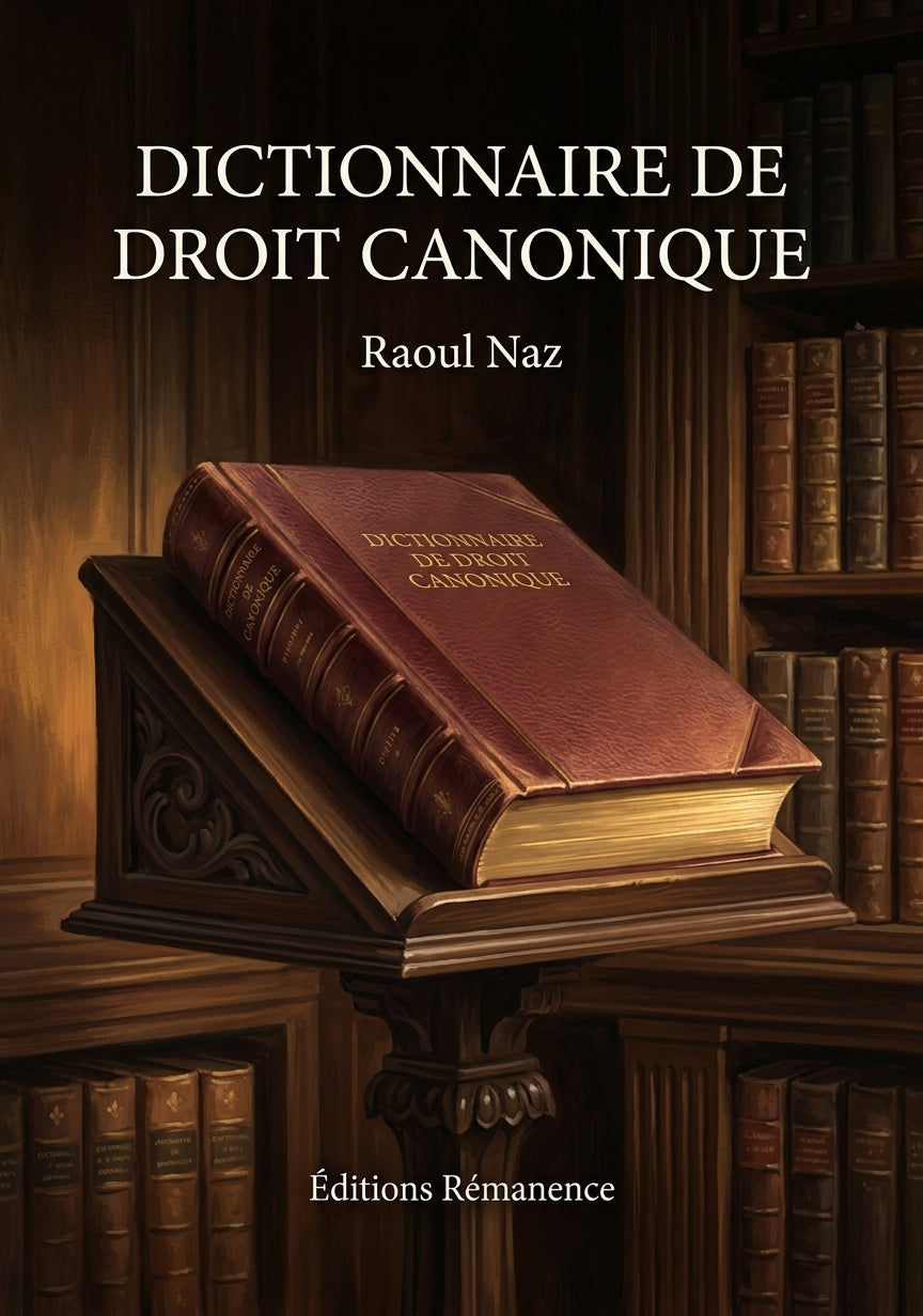 Dictionnaire de Droit canonique - Raoul Naz (Couverture)