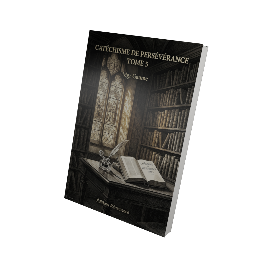 Catéchisme de persévérance Tome 5 - Mgr Gaume (Vue 3D)