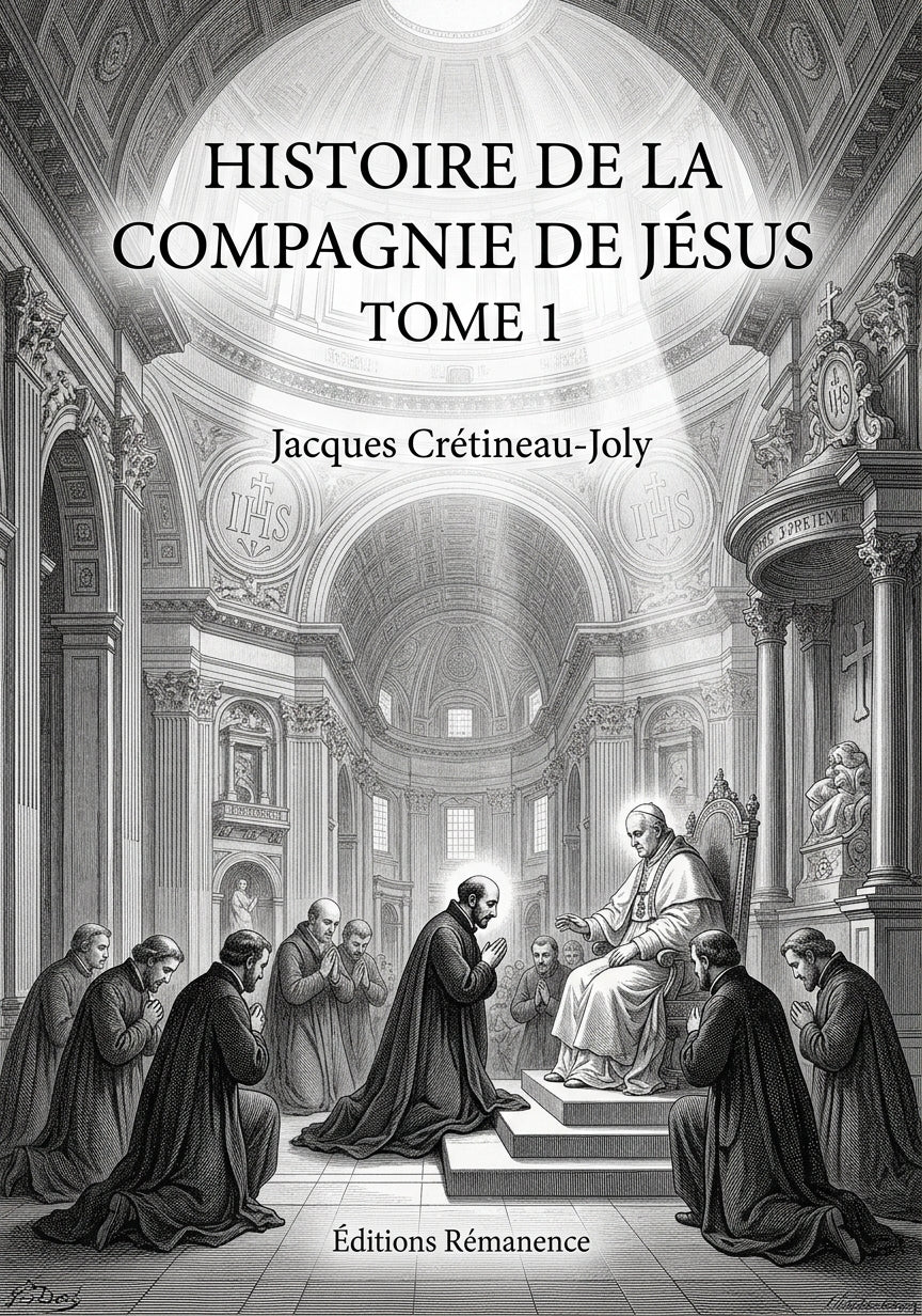 Histoire de la compagnie de Jésus Tome 1 - Jacques Crétineau-Joly (Couverture)