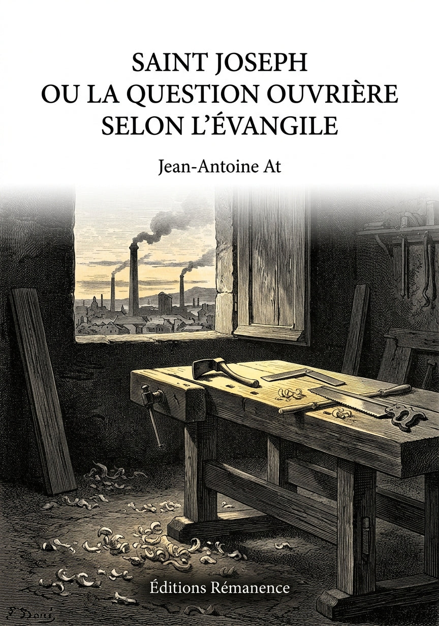 Saint Joseph ou la question ouvrière selon l'Évangile - Jean-Antoine At (Couverture)