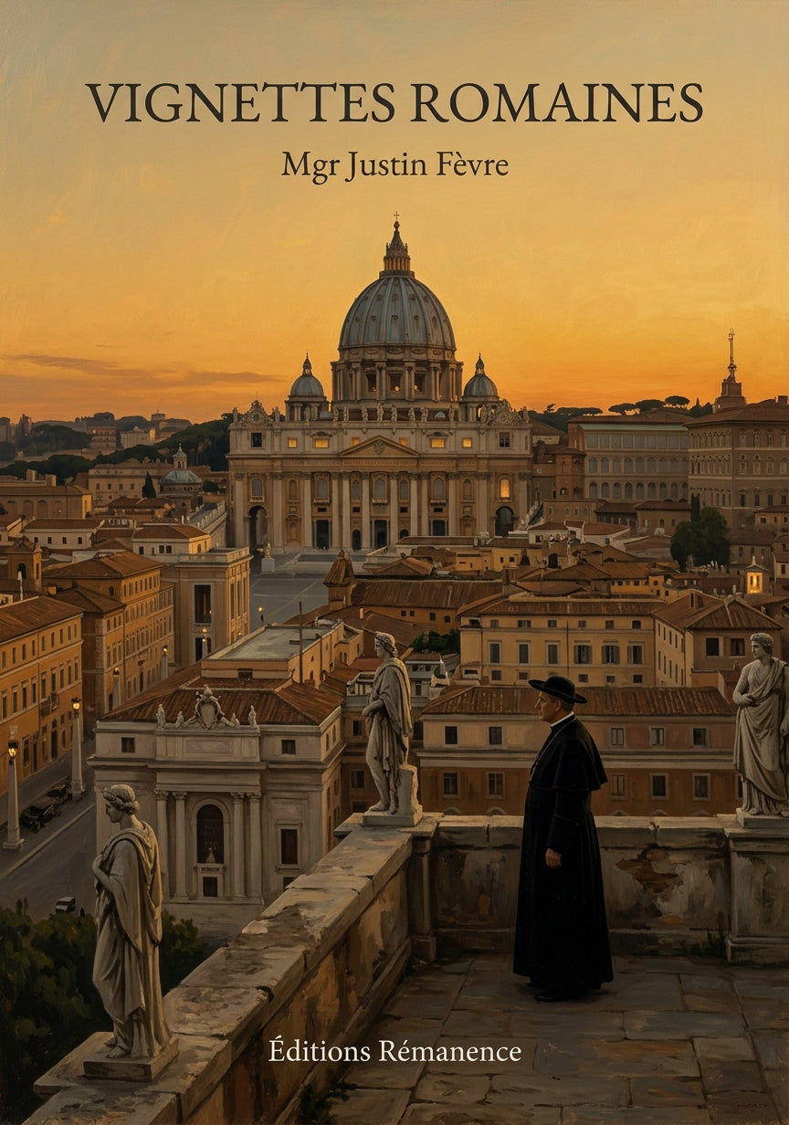 Vignettes romaines - Mgr Justin Fèvre (Couverture)