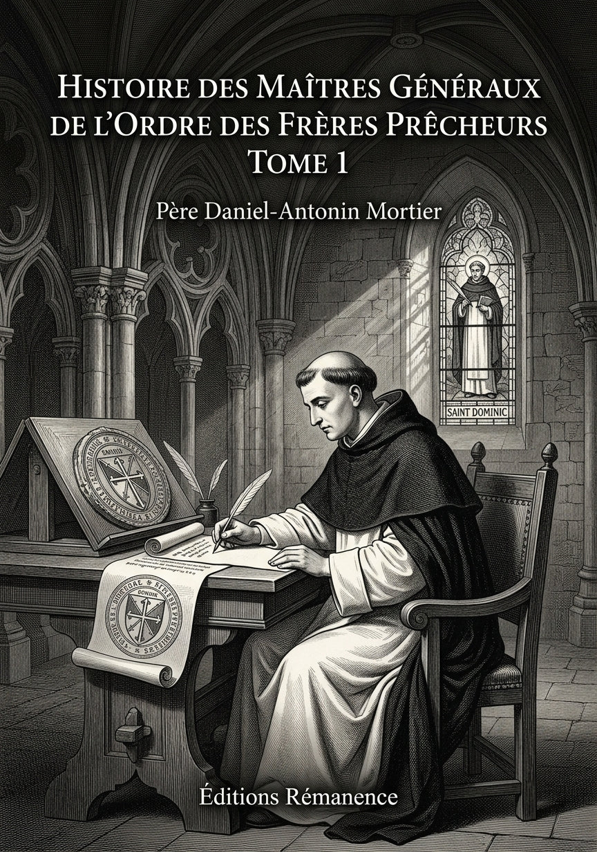 Histoire des maîtres généraux de l'ordre des frères prêcheurs Tome 1 - Père Daniel-Antonin Mortier (Couverture)
