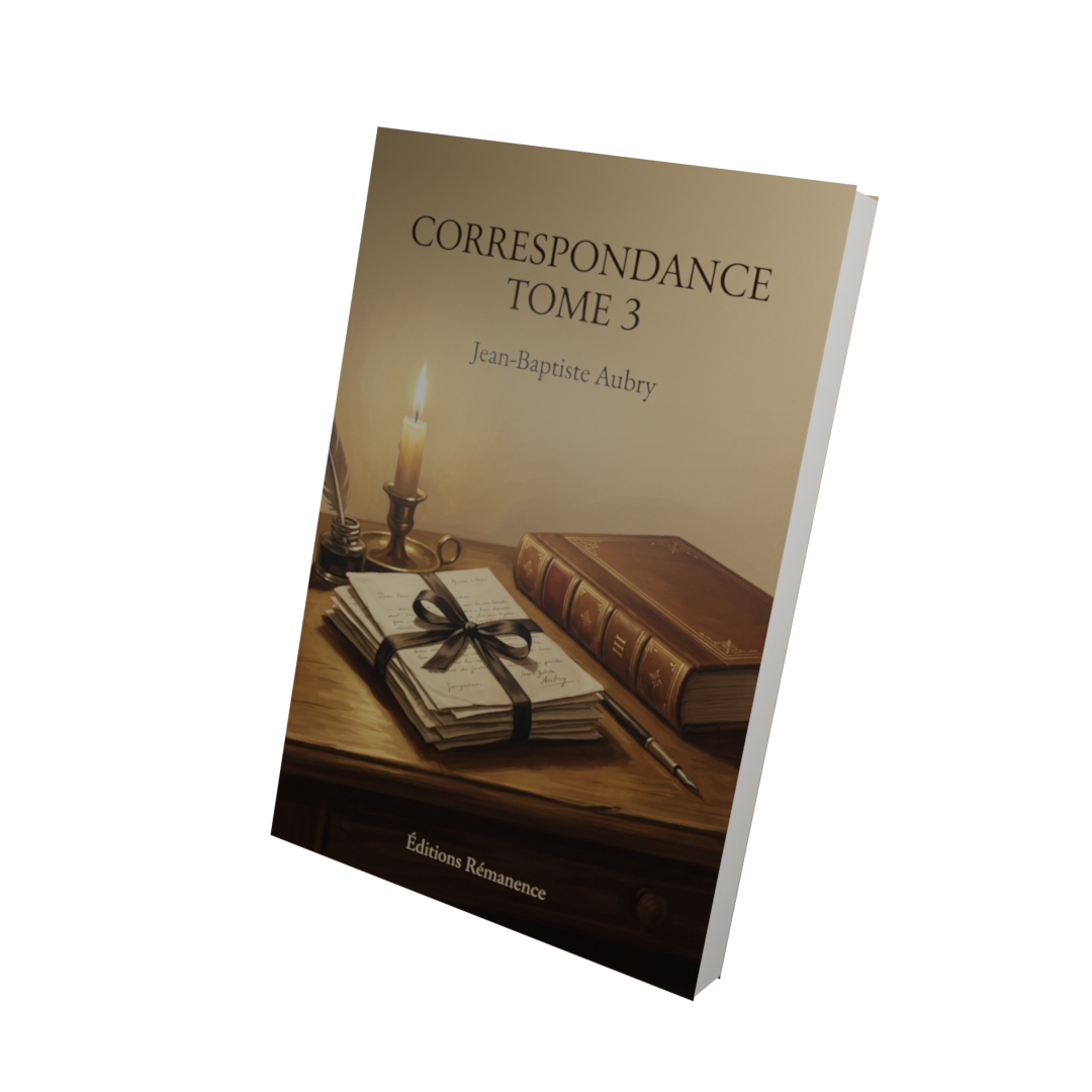Correspondance Tome 3 - Jean-Baptiste Aubry (Vue 3D)