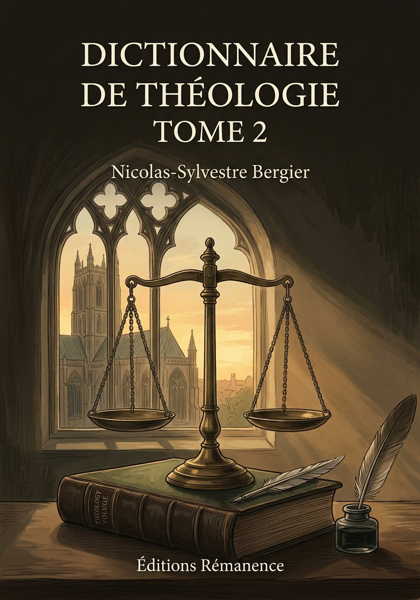 Dictionnaire de théologie Tome 2 - Nicolas-Sylvestre Bergier (Couverture)