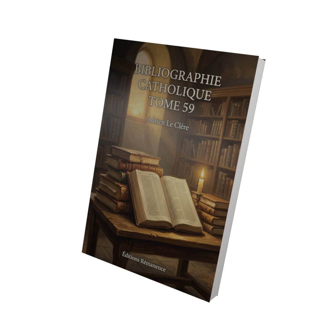 Bibliographie catholique Tome 59 - Adrien Le Clère (Vue 3D)