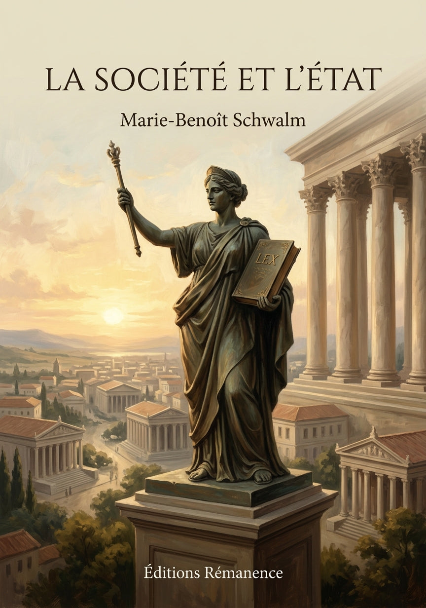 La société et l'État - Marie-Benoît Schwalm (Couverture)