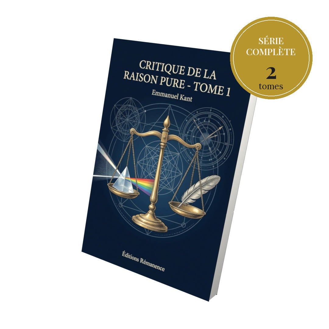 Critique de la raison pure – série complète en 2 tomes