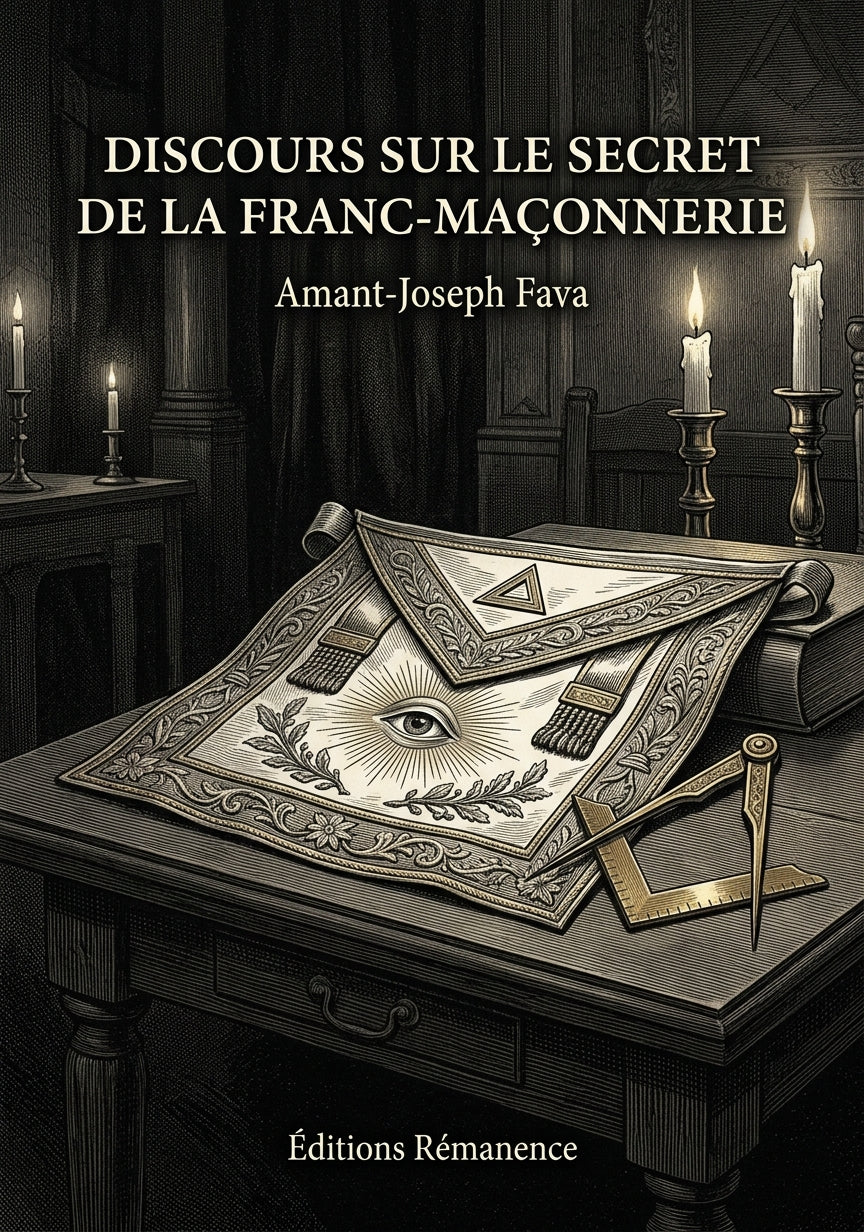 Discours sur le secret de la Franc-Maçonnerie - Amant-Joseph Fava (Couverture)