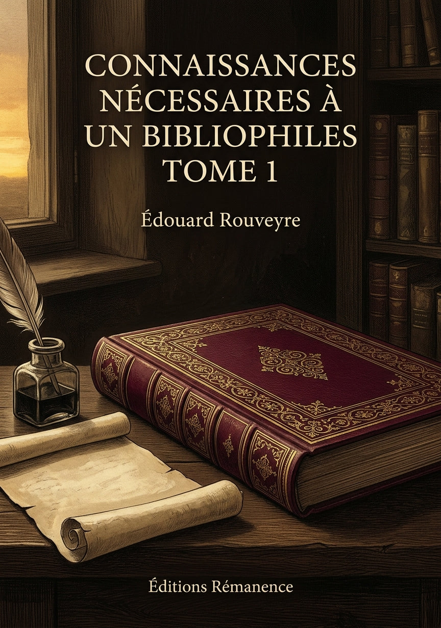 Connaissances nécesssaires à un bibliophiles Tome 1 - Édouard Rouveyre (Couverture)