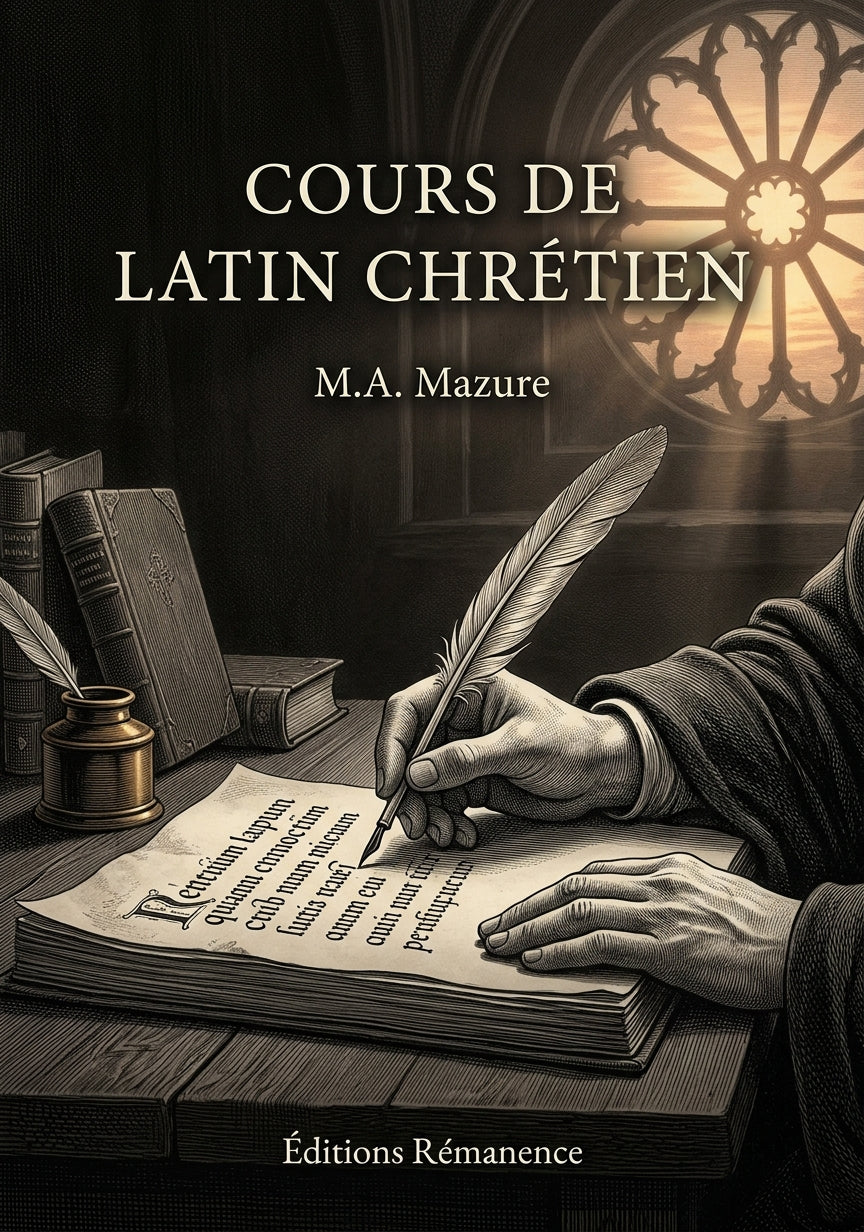Cours de latin chrétien - M.A. Mazure (Couverture)