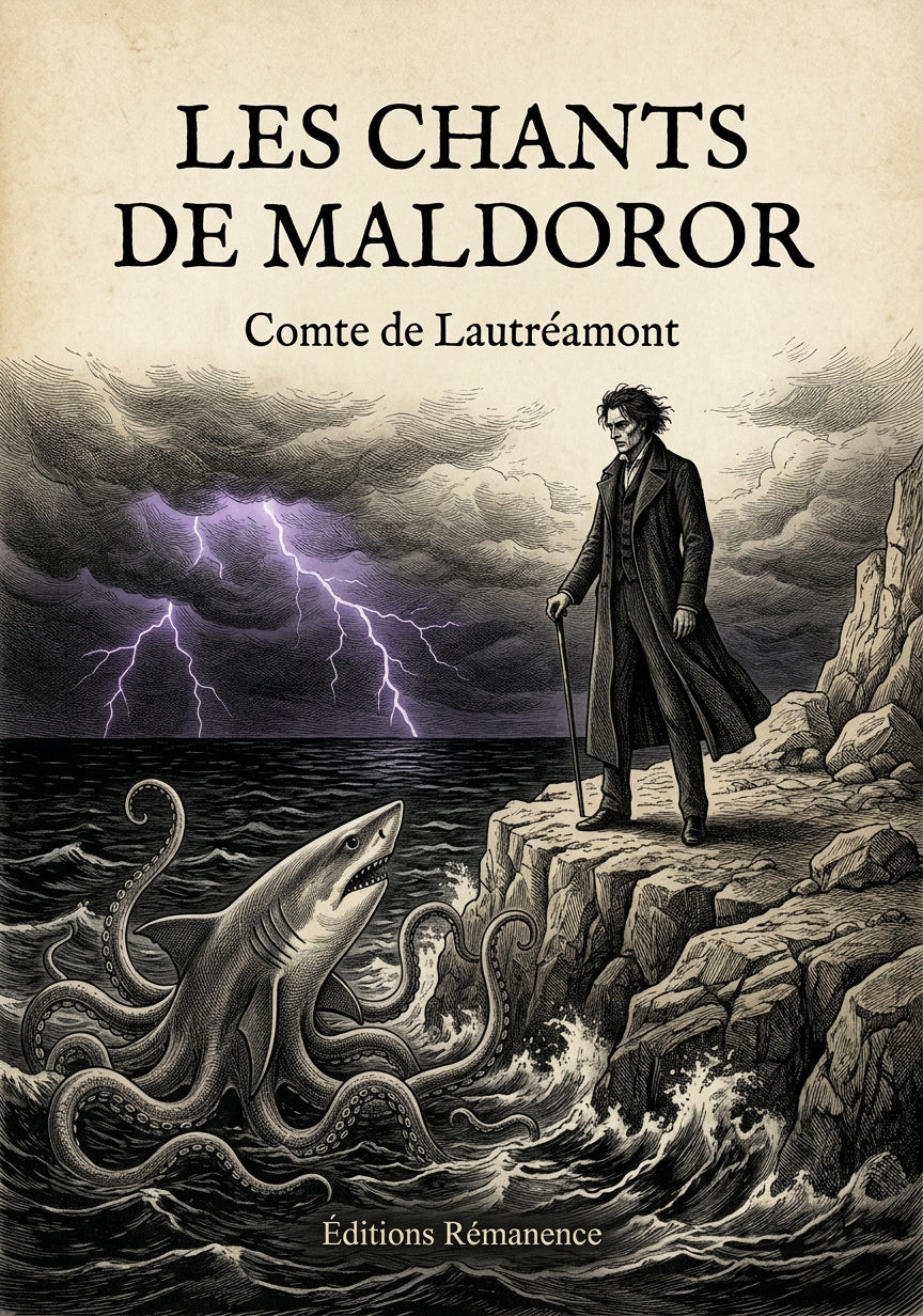 Les Chants de Maldoror - Comte de Lautréamont (Couverture)