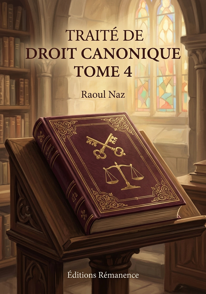 Traité de Droit canonique Tome 4 - Raoul Naz (Couverture)